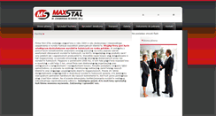 Desktop Screenshot of max-stal.pl