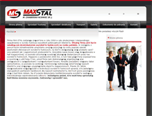 Tablet Screenshot of max-stal.pl